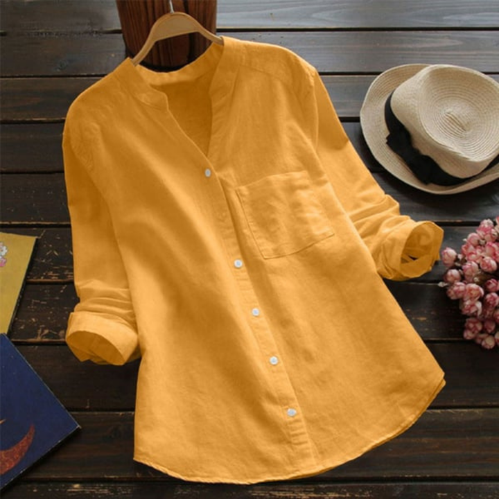 Jolene | Women's V-Neck Button-Down Shirt