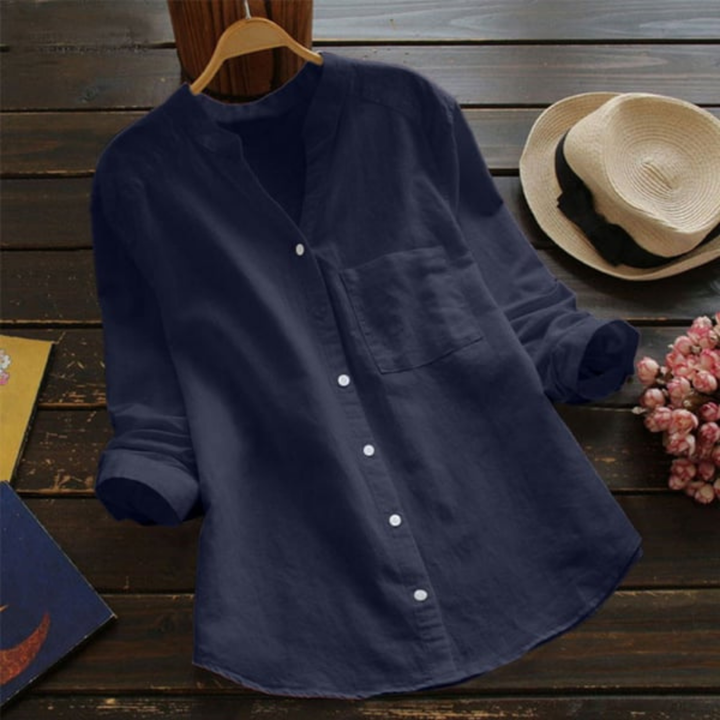 Jolene | Women's V-Neck Button-Down Shirt
