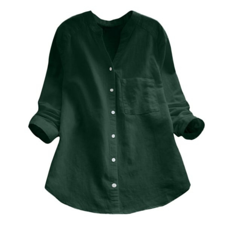 Jolene | Women's V-Neck Button-Down Shirt