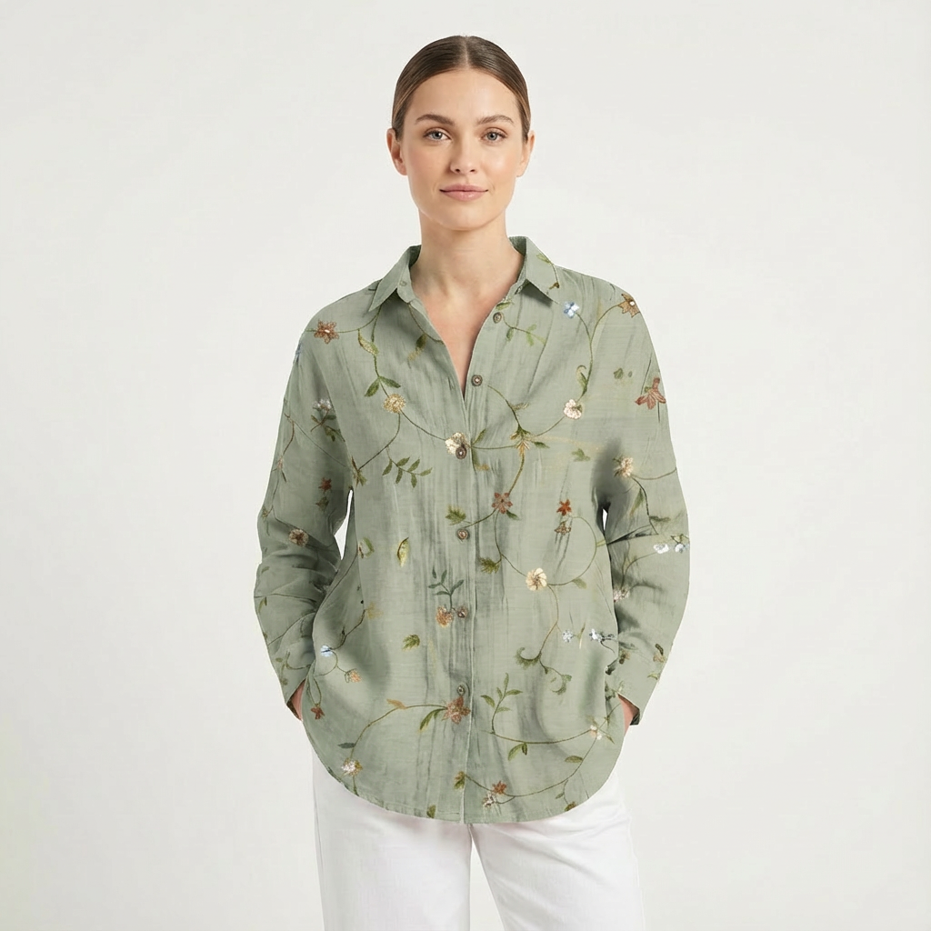 Kaelin | Women Shirt With Graphic Print | Long Sleeve