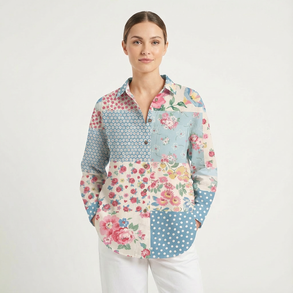 Kaelin | Women Shirt With Graphic Print | Long Sleeve