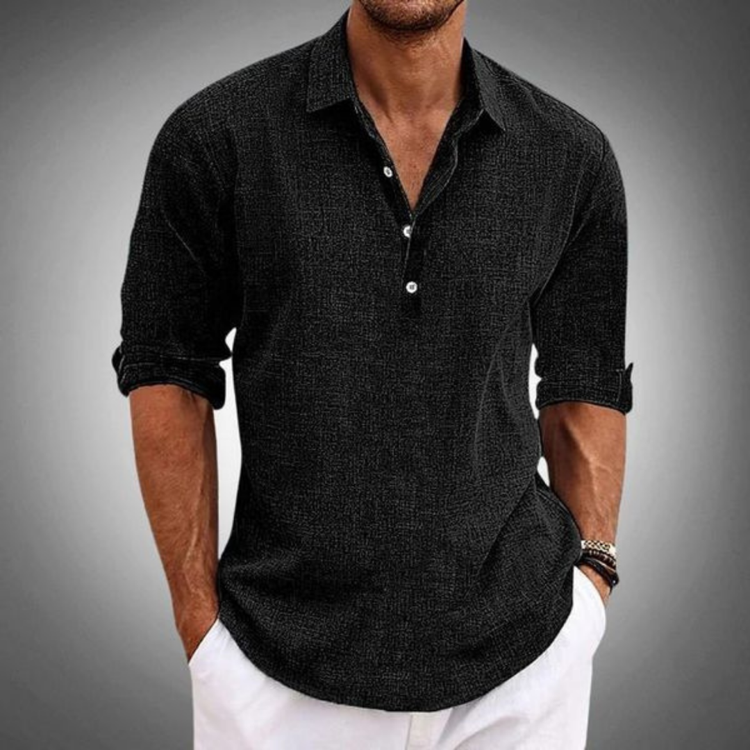 Leandro | Men's Casual Polo Collar Shirt