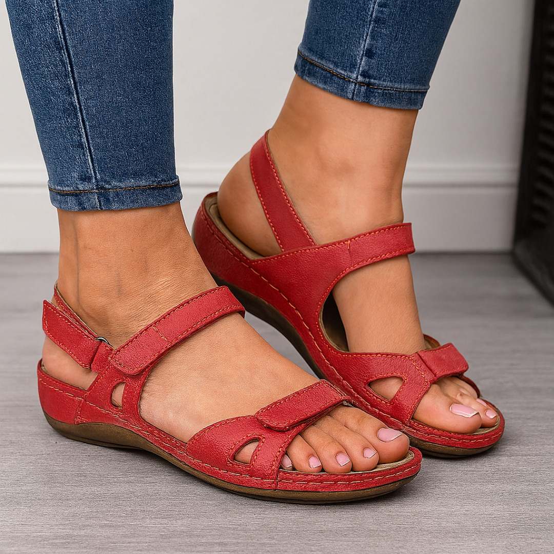 Lennox | Women's Breathable Open Toe Wrap Strap Sandals