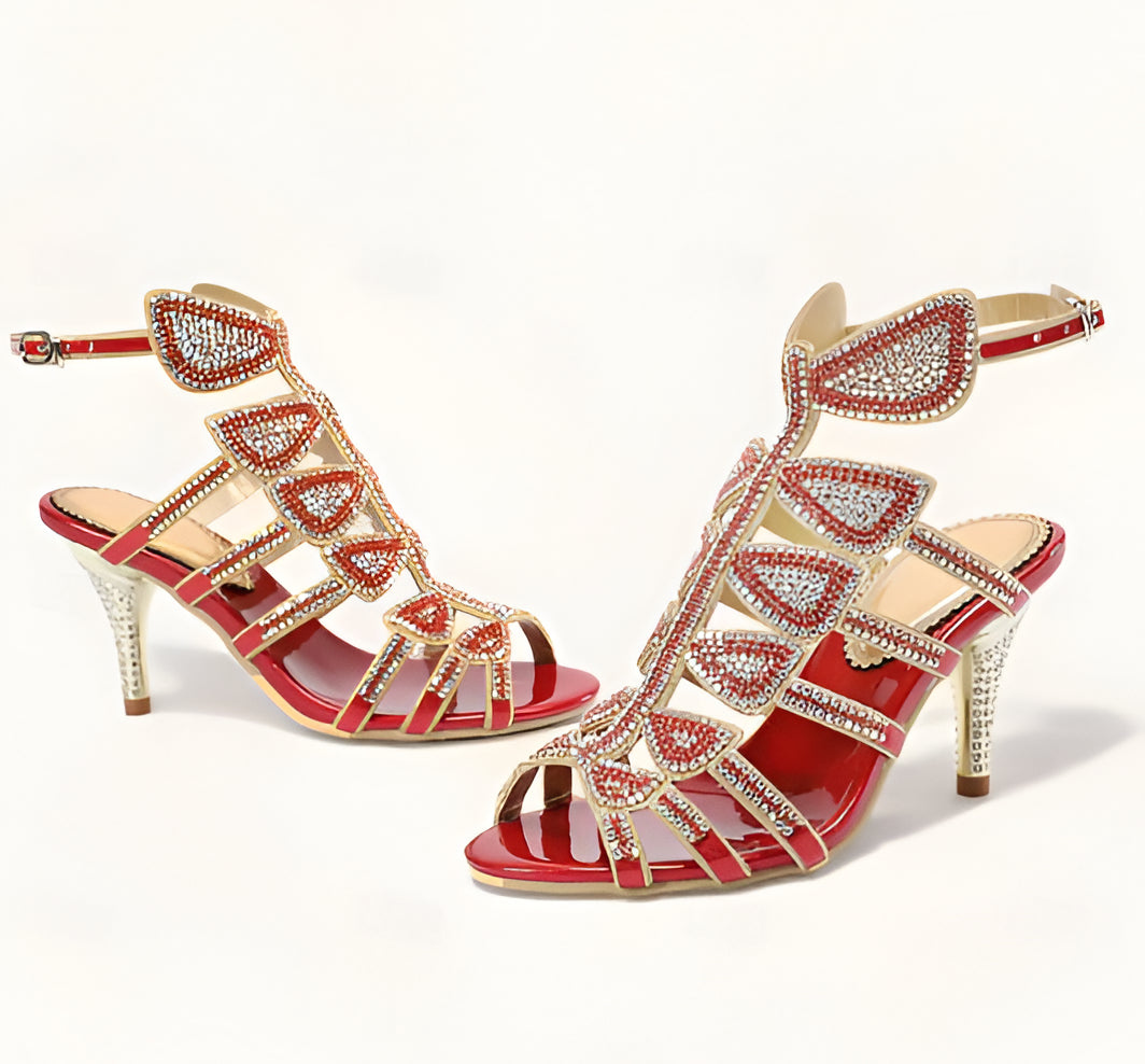 Lennox | Women's Crystal Embellished Heels