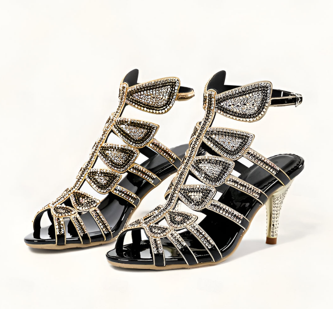 Lennox | Women's Crystal Embellished Heels