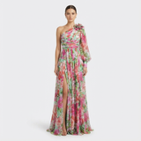 Lyra | Women Dress With One Shoulder | Maxi