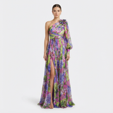 Lyra | Women Dress With One Shoulder | Maxi