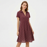 Maeve | Women Dress With Polka Dot Print | Midi
