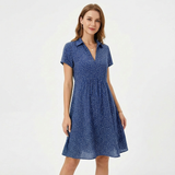Maeve | Women Dress With Polka Dot Print | Midi