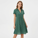 Maeve | Women Dress With Polka Dot Print | Midi