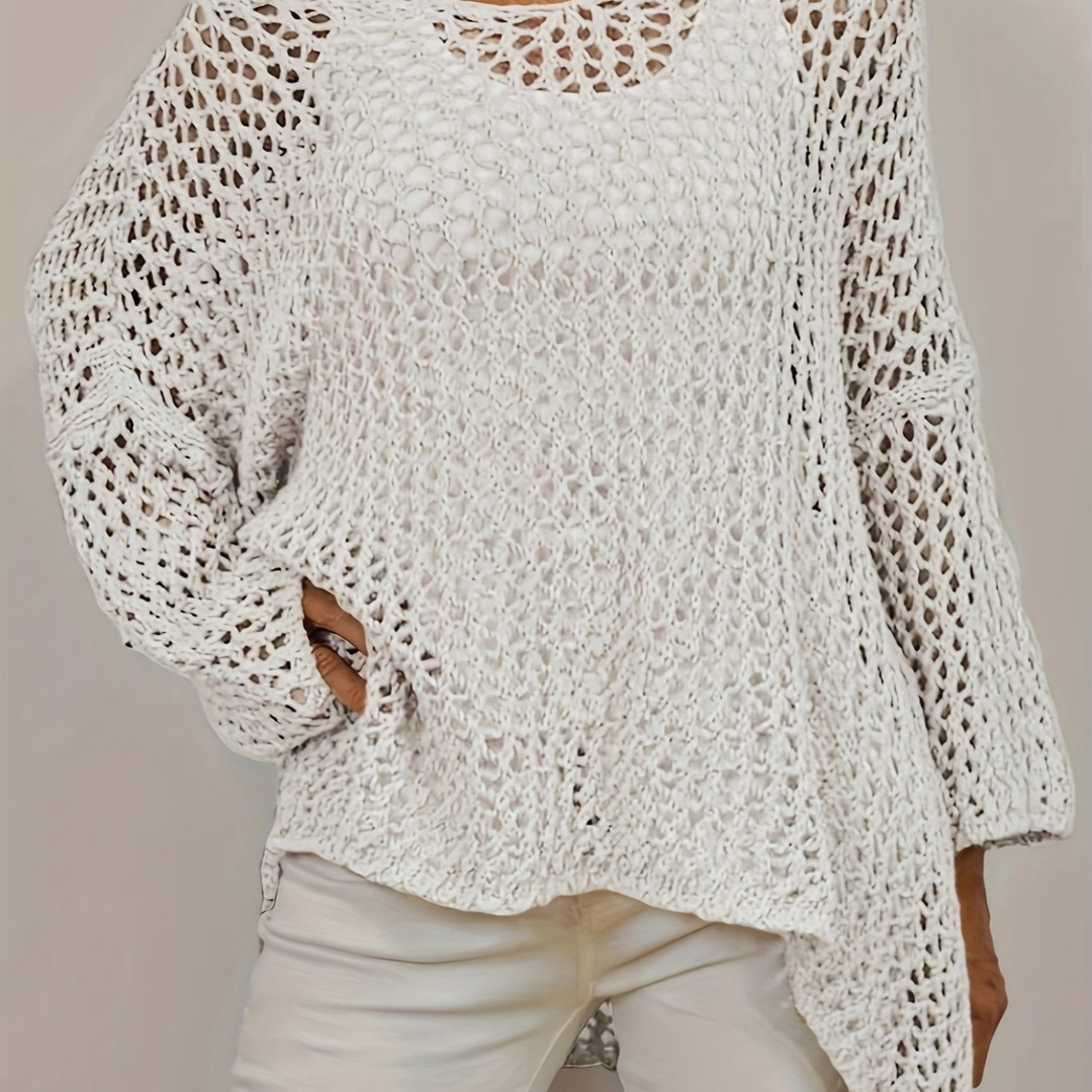 Maren | Women's Oversized Loose Poncho Shirt