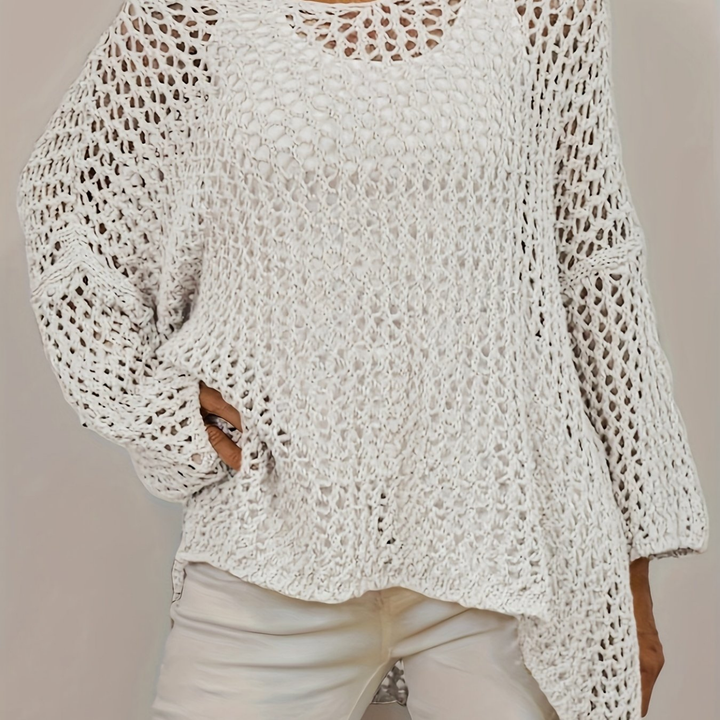 Maren | Women's Oversized Loose Poncho Shirt