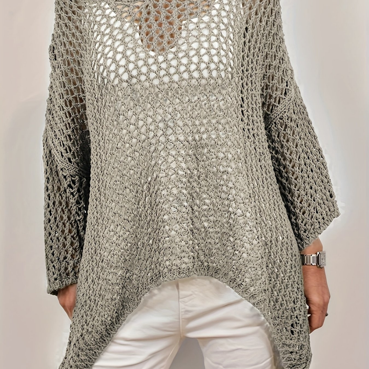 Maren | Women's Oversized Loose Poncho Shirt