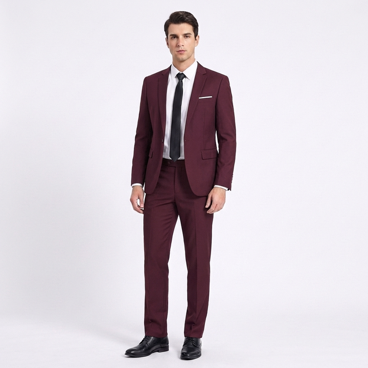 Marlowe | Men's Breathable Slim Fit Two-Piece Suit