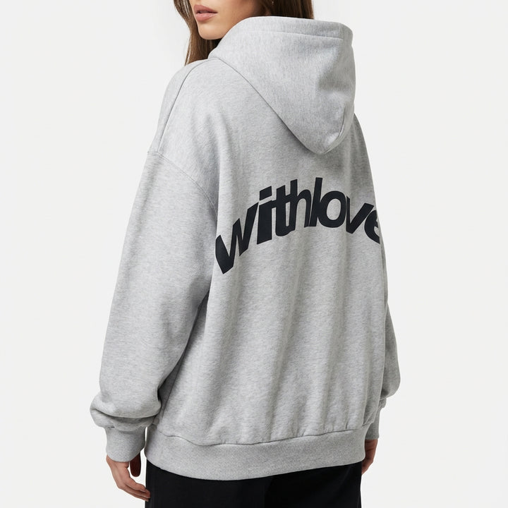 Marlowe | Unisex Fleece-Lined Oversized Graphic Hoodie