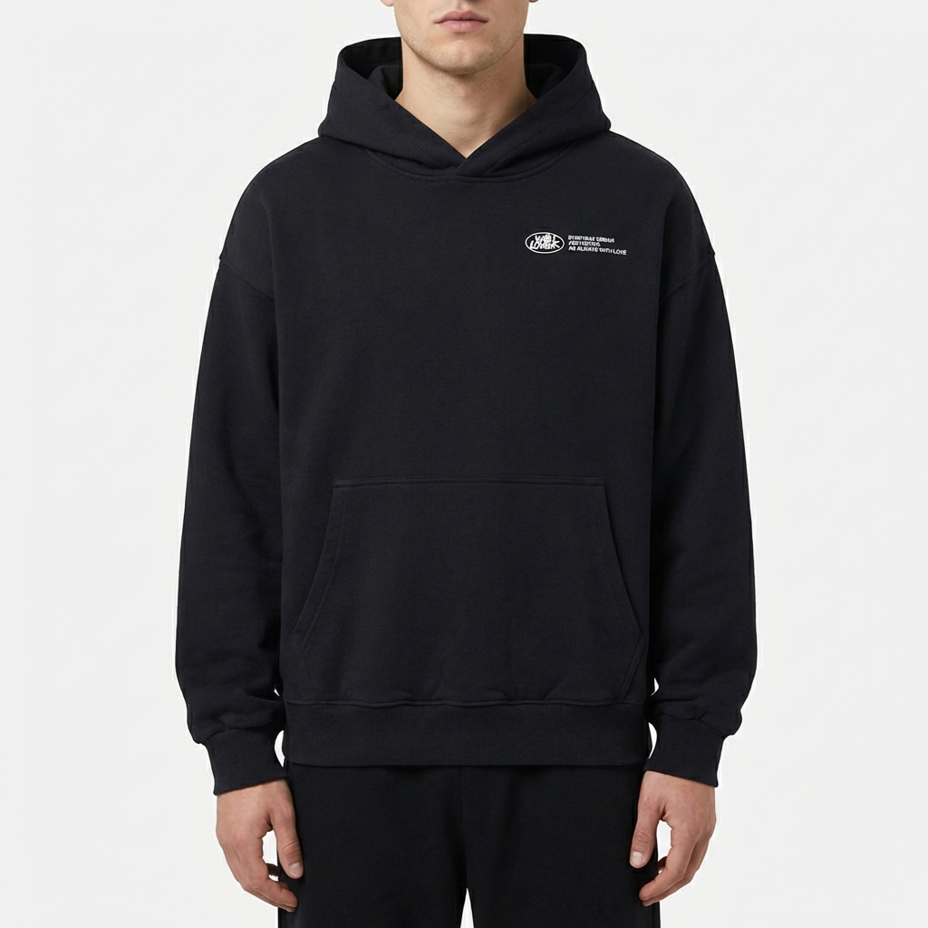 Marlowe | Unisex Fleece-Lined Oversized Graphic Hoodie