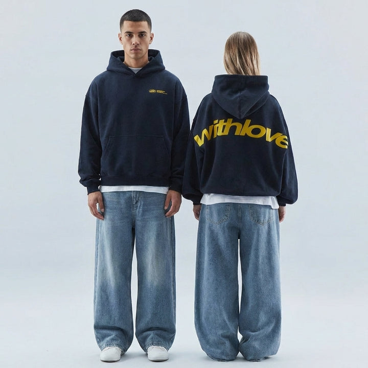 Marlowe | Unisex Fleece-Lined Oversized Graphic Hoodie