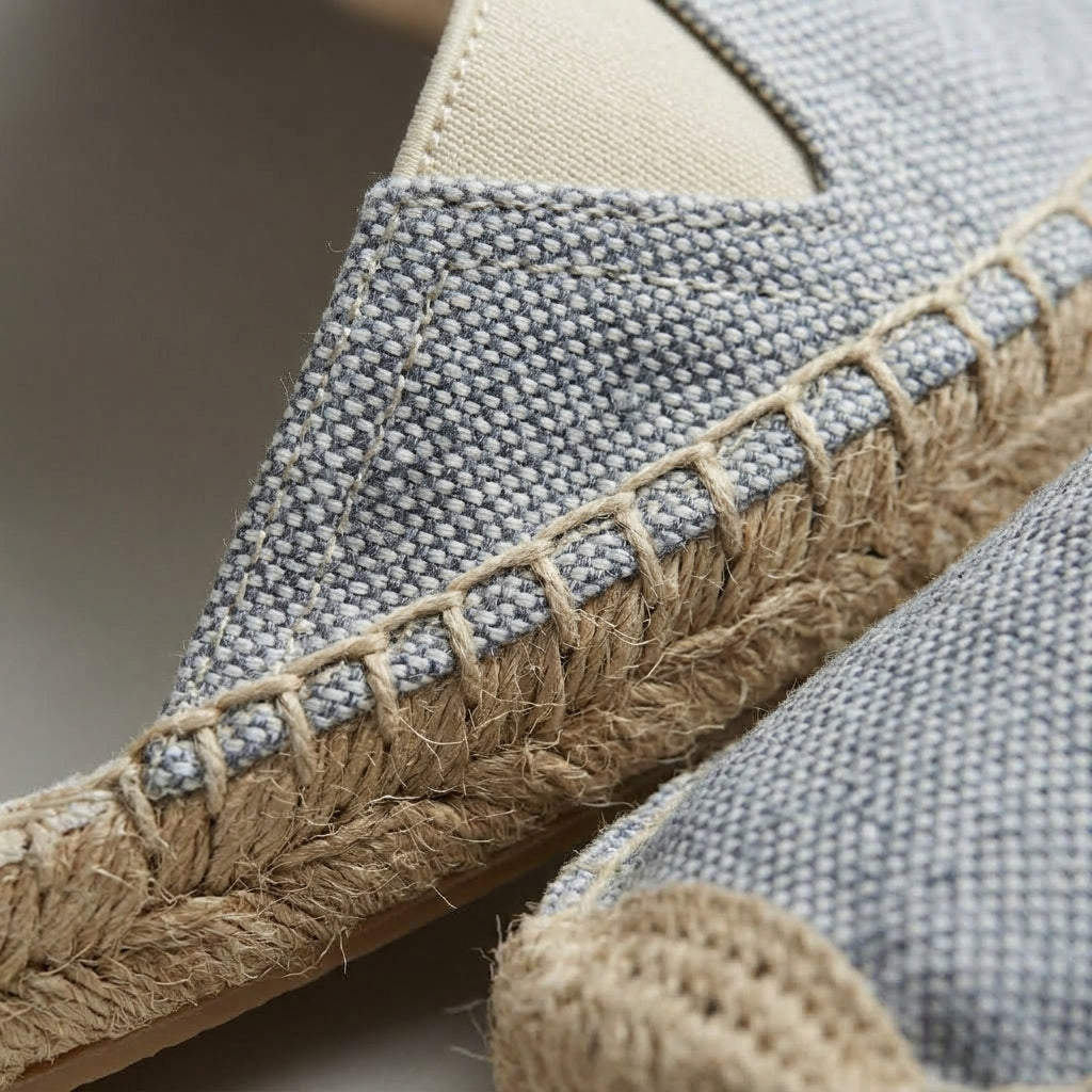 Marlowe | Women's Breathable Knit Jute Sole Espadrille Flats