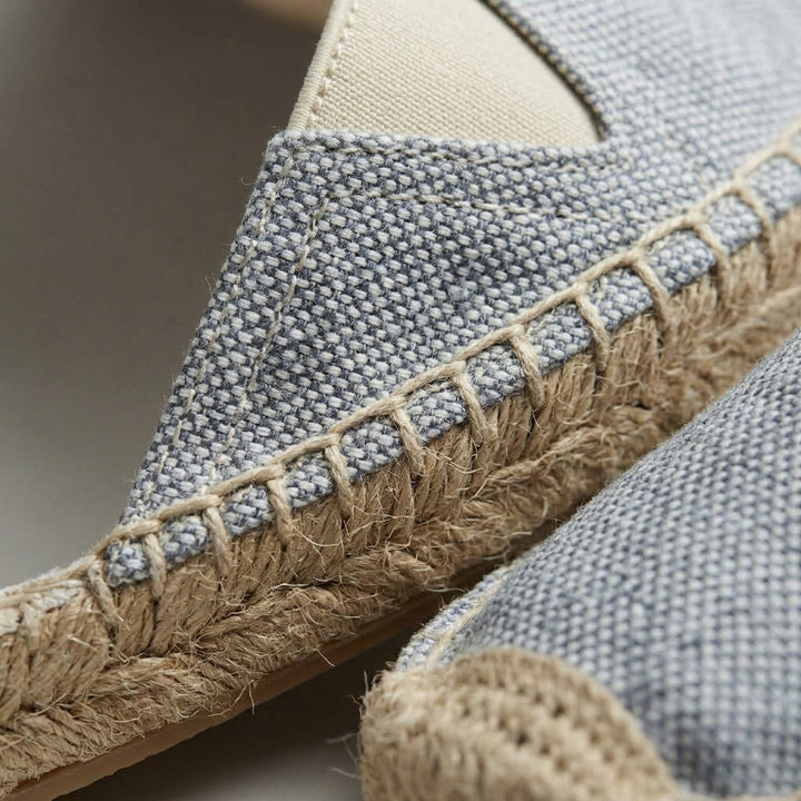 Marlowe | Women's Breathable Knit Jute Sole Espadrille Flats