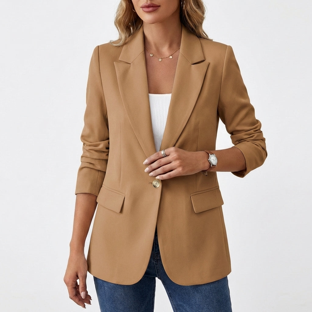Marlowe | Women's Breathable Single Button Blazer