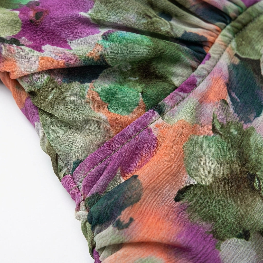 Marlowe | Women's Chiffon Off-Shoulder Floral Maxi Dress