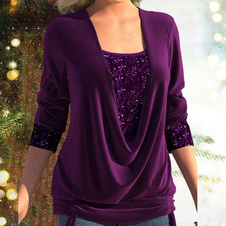 Marlowe | Women's Draped Front Shirt