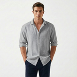 Matteo | Men Shirt With Button Front | Long Sleeve
