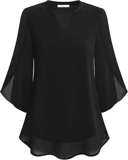 Mette | Women's Flowy V-Neck Blouse