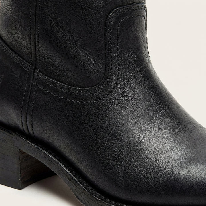 Mette | Women's Leather Knee-High Block Heel Boots