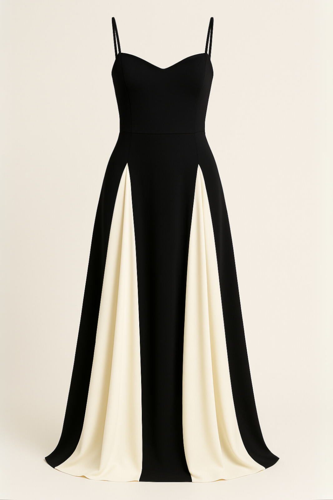 Monique | Women's Breathable Sweetheart Contrast Maxi Wedding Guest Dress