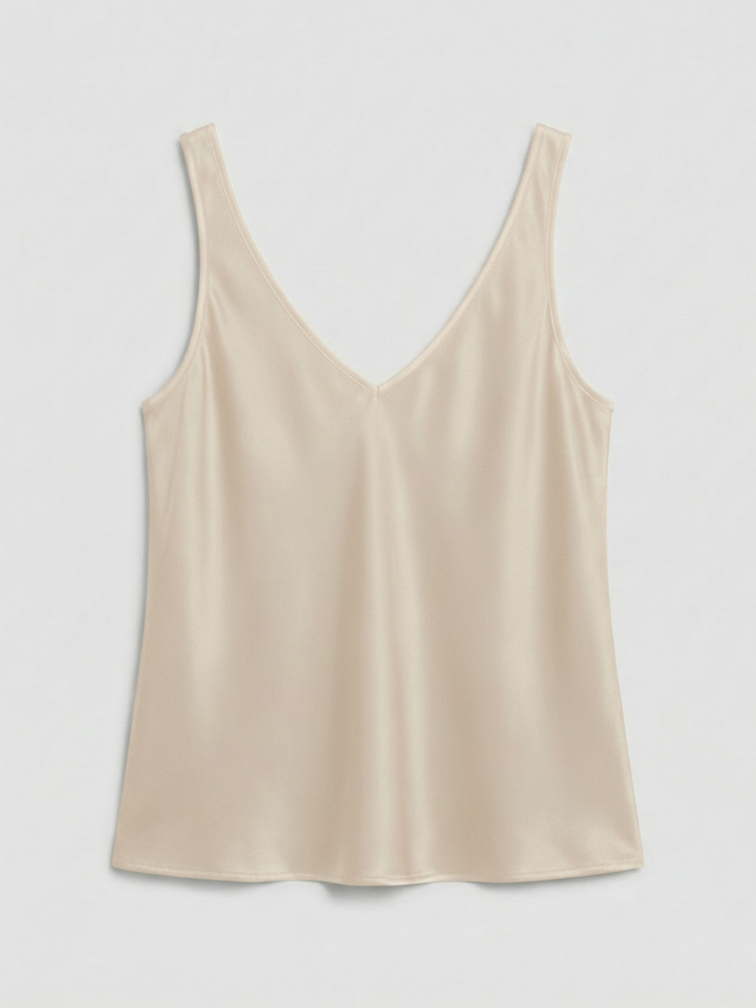 Nadia | Women's Satin V-Neck Cami Tank Top