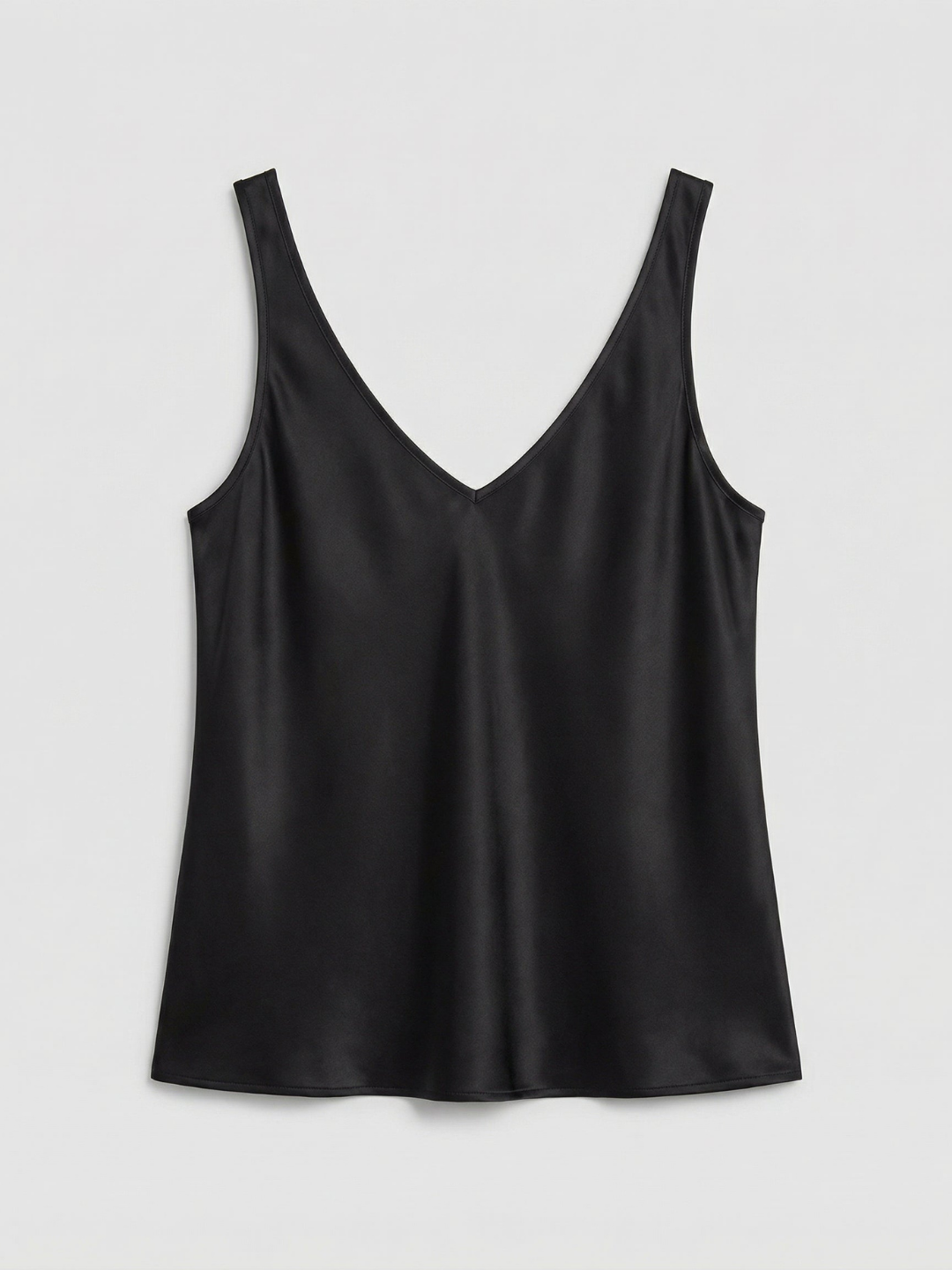 Nadia | Women's Satin V-Neck Cami Tank Top