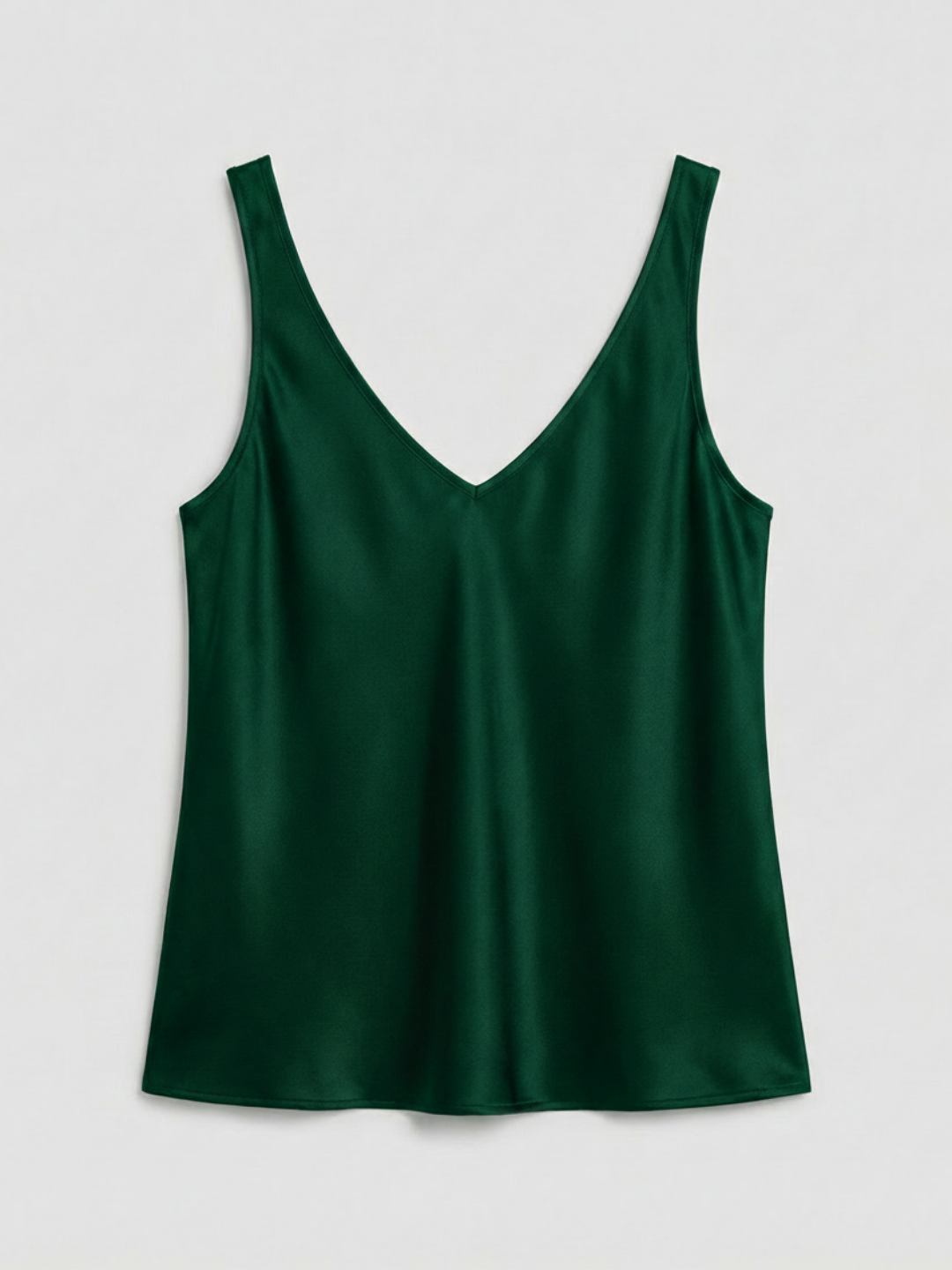 Nadia | Women's Satin V-Neck Cami Tank Top