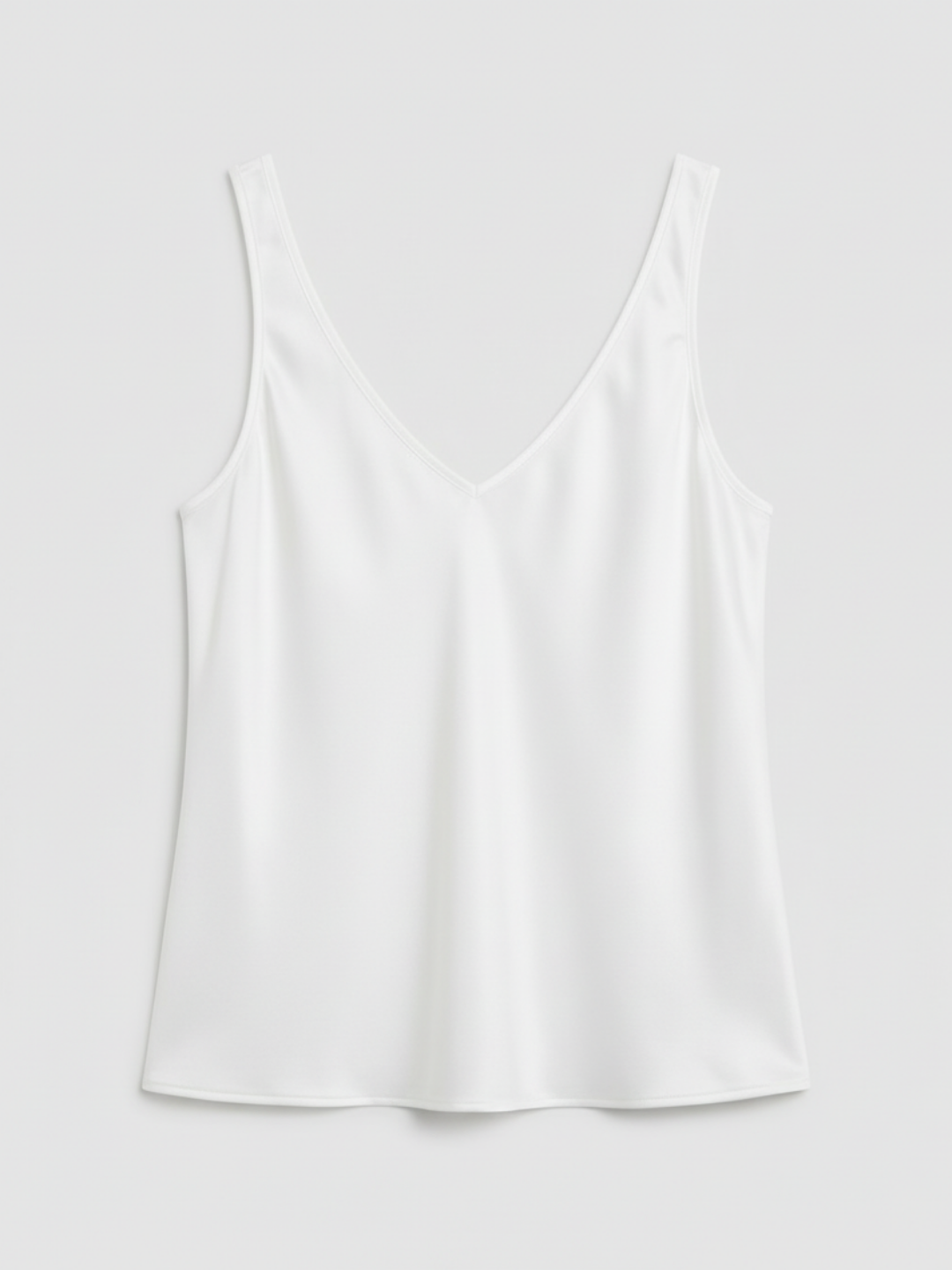 Nadia | Women's Satin V-Neck Cami Tank Top