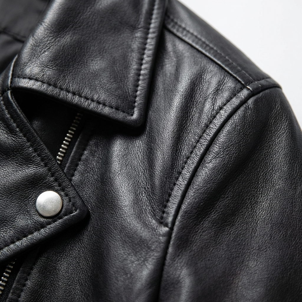 Priya | Women's Leather Zip-Up Biker Jacket