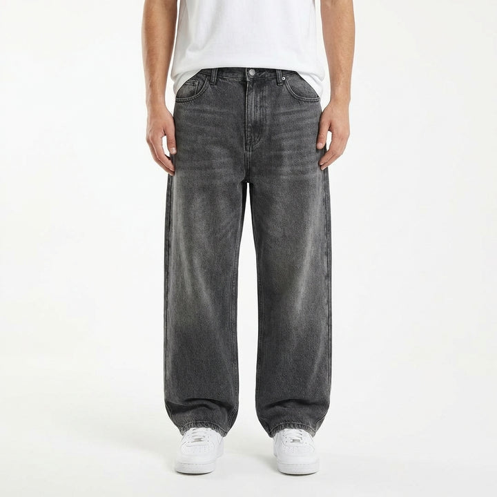 Remi | Men's Denim Baggy Wide-Leg Jeans