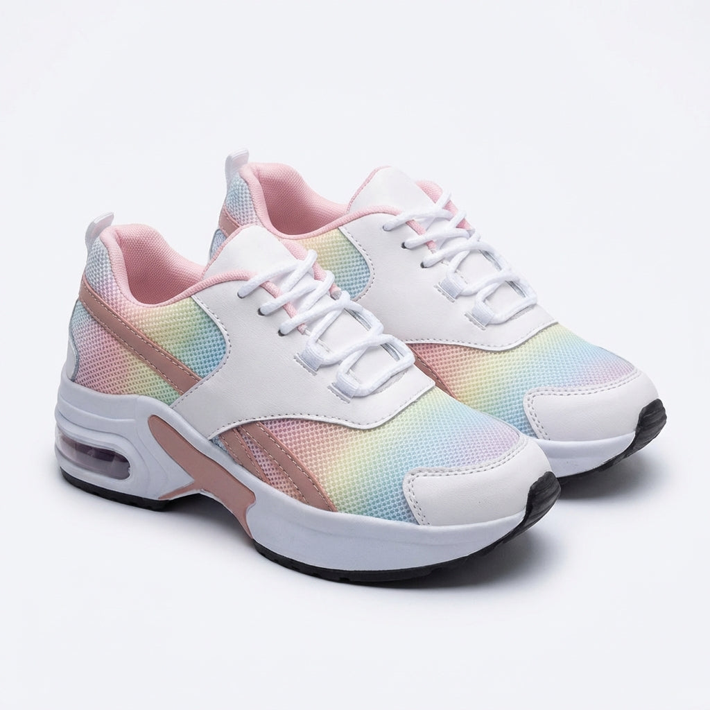 Remi | Women's Breathable Air Cushion Chunky Sole Trainers