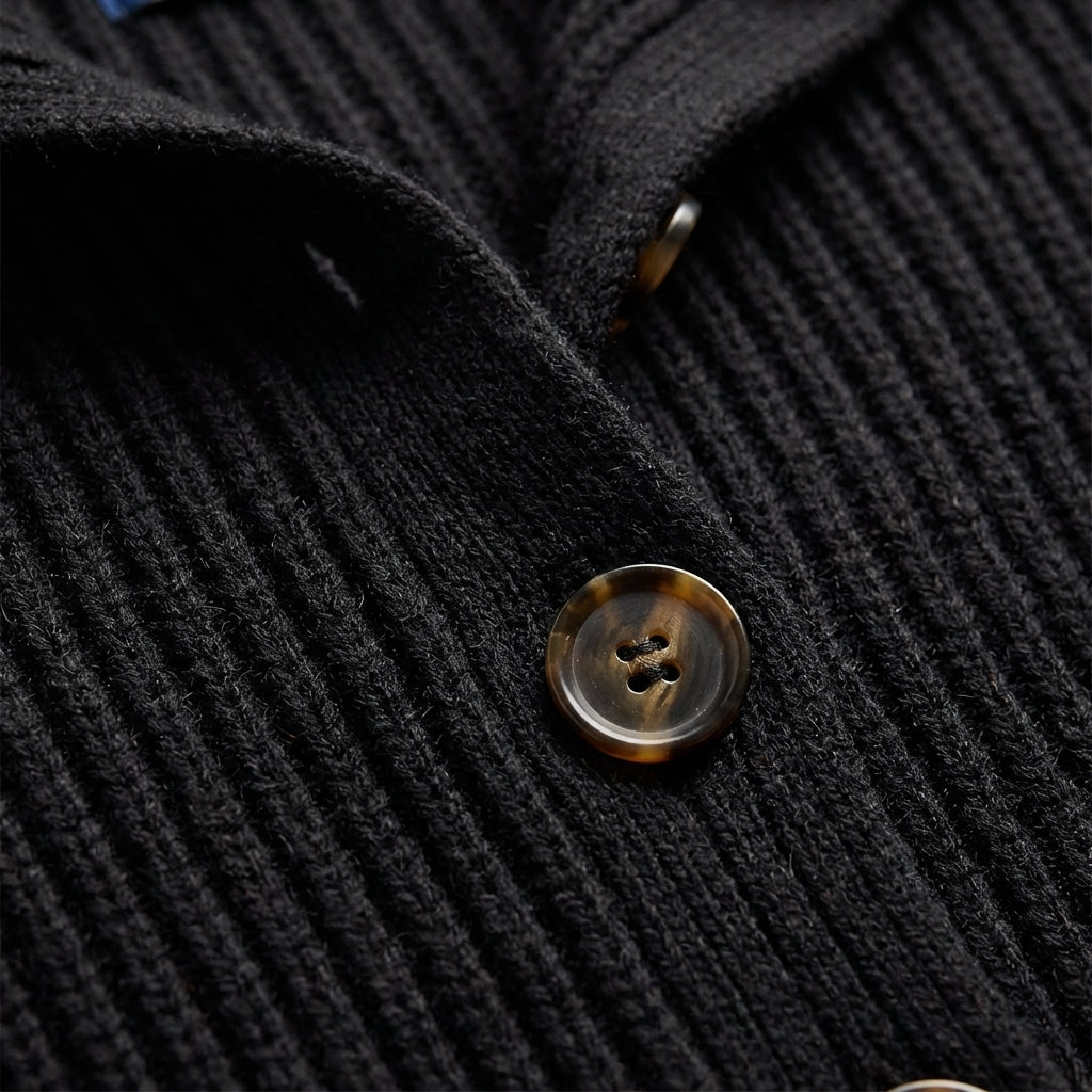 Remi | Women's Knit Button Collar Sweater Dress