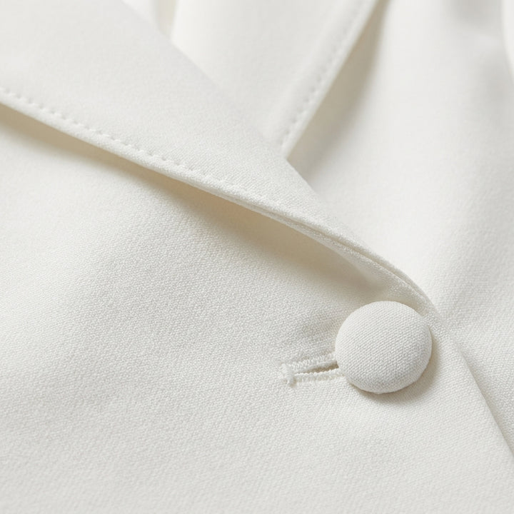 Remi | Women's Stretch Blazer-Style Button Midi Dress Elegant