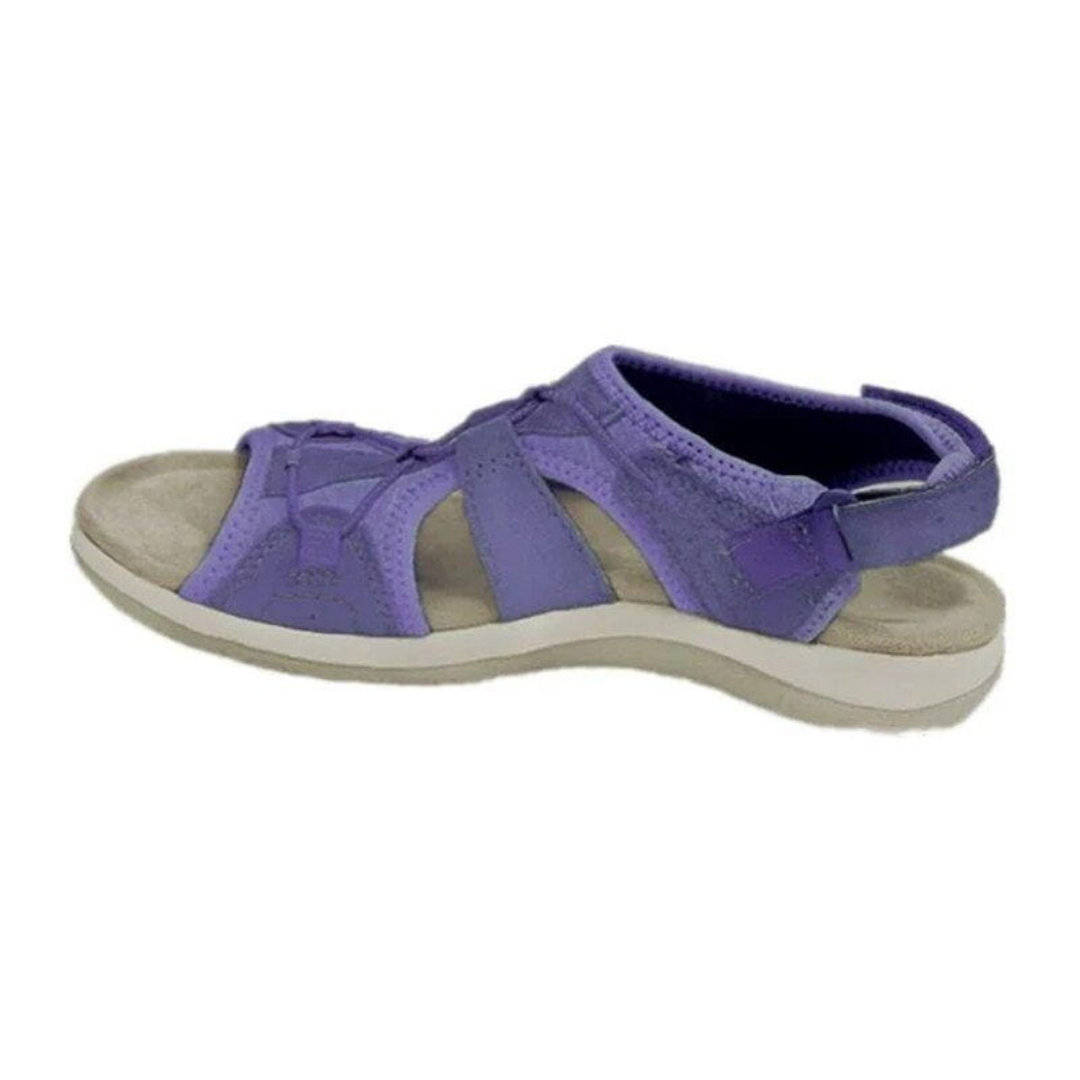 Remi | Women's Suede Cut-Out Multi-Strap Sport Sandals