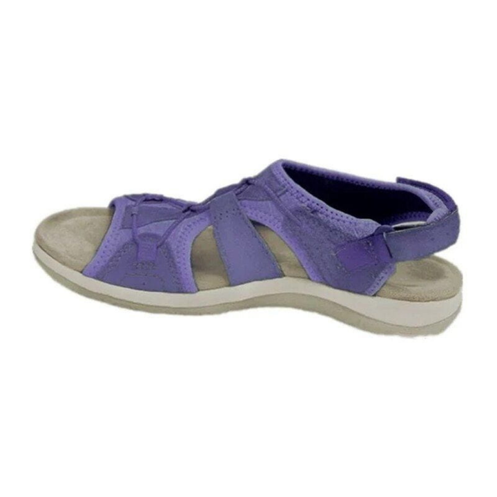 Remi | Women's Suede Cut-Out Multi-Strap Sport Sandals