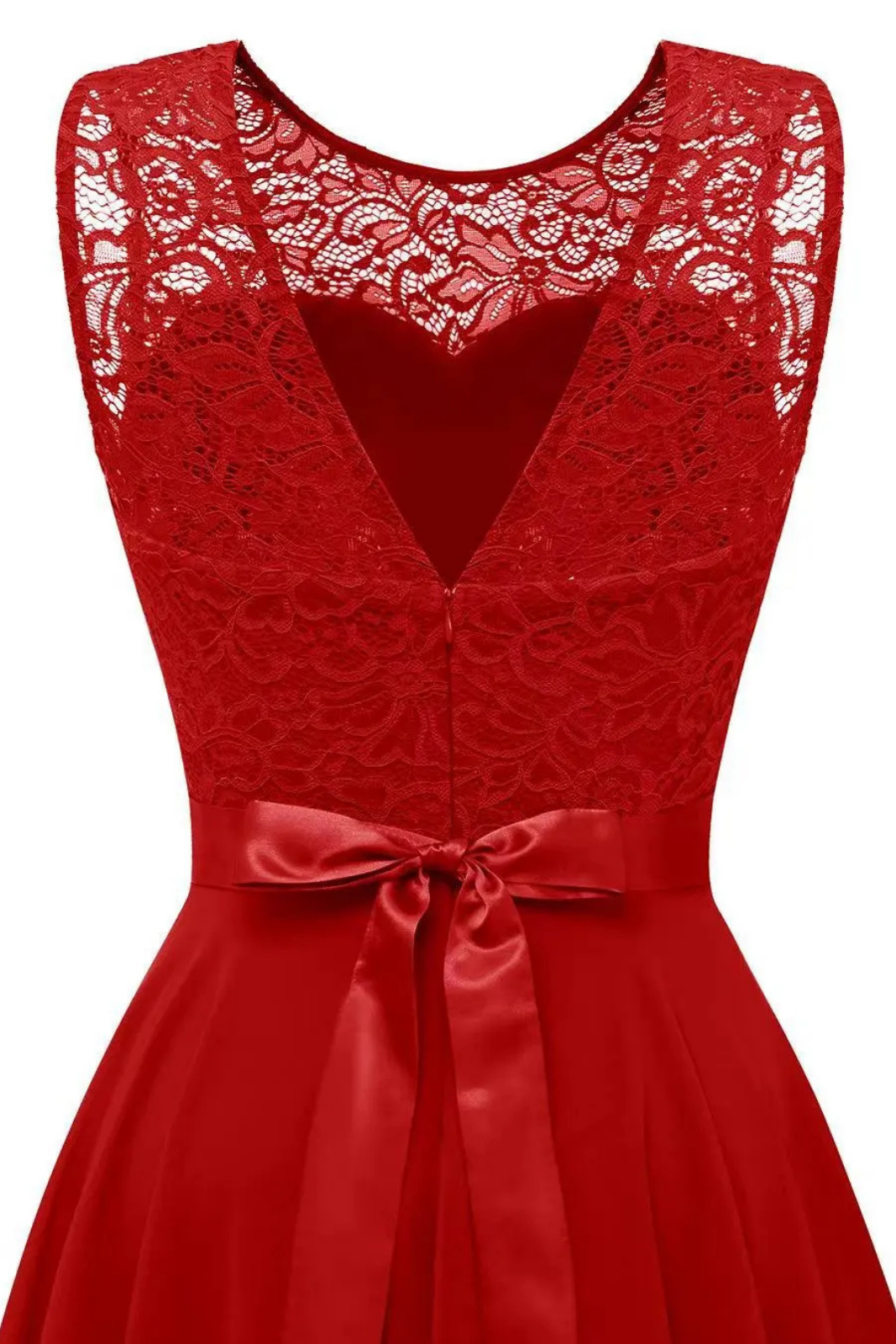 Roselyn | Women's Chiffon Lace High Low Wedding Guest Dress