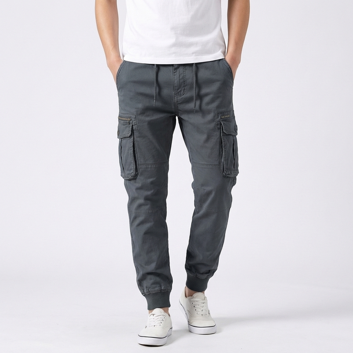 Sanne | Men's Breathable Multi-Pocket Cargo Joggers
