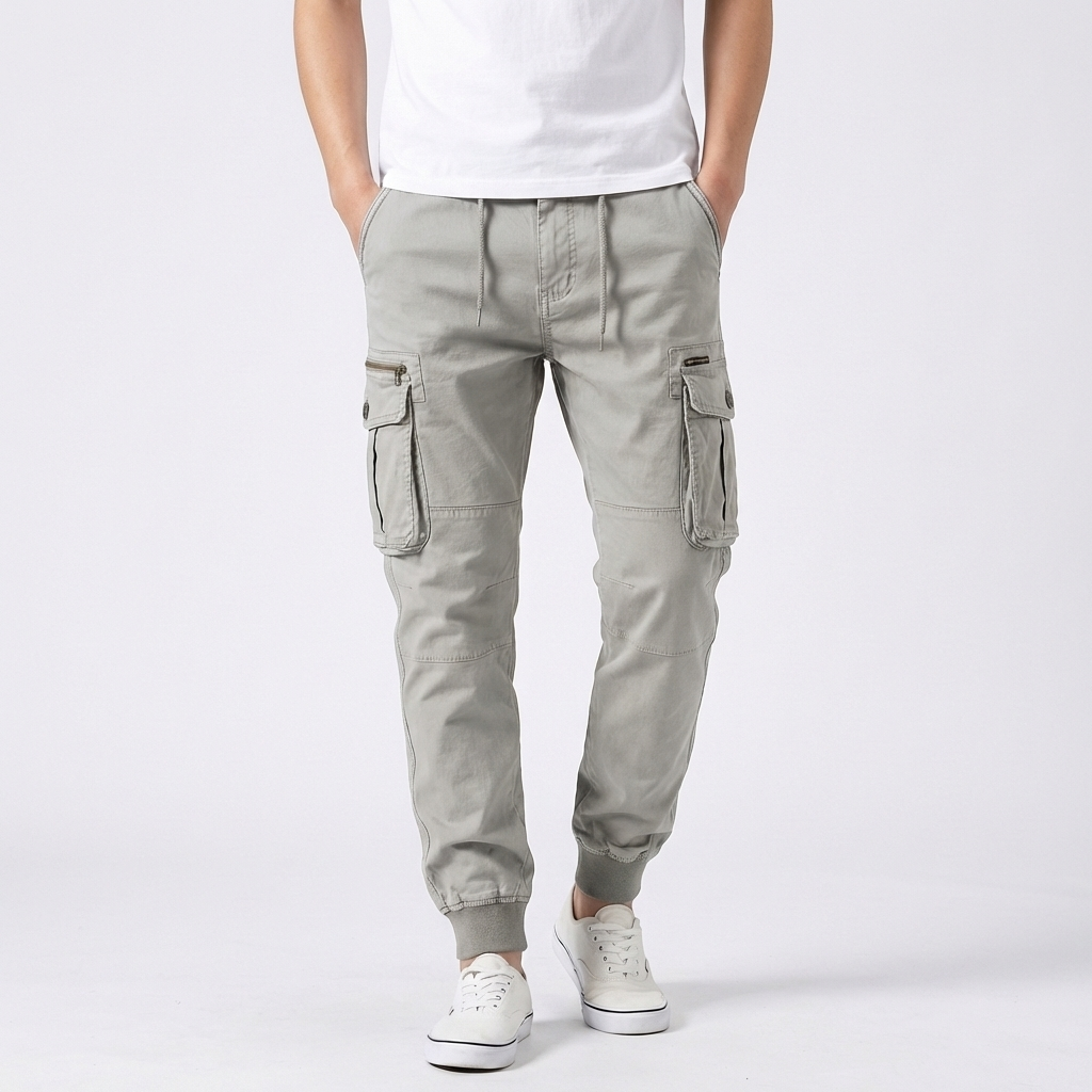 Sanne | Men's Breathable Multi-Pocket Cargo Joggers