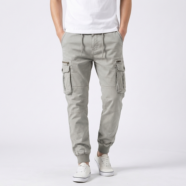 Sanne | Men's Breathable Multi-Pocket Cargo Joggers
