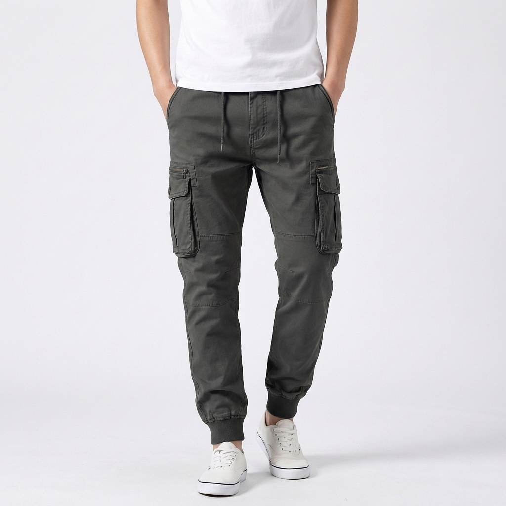 Sanne | Men's Breathable Multi-Pocket Cargo Joggers
