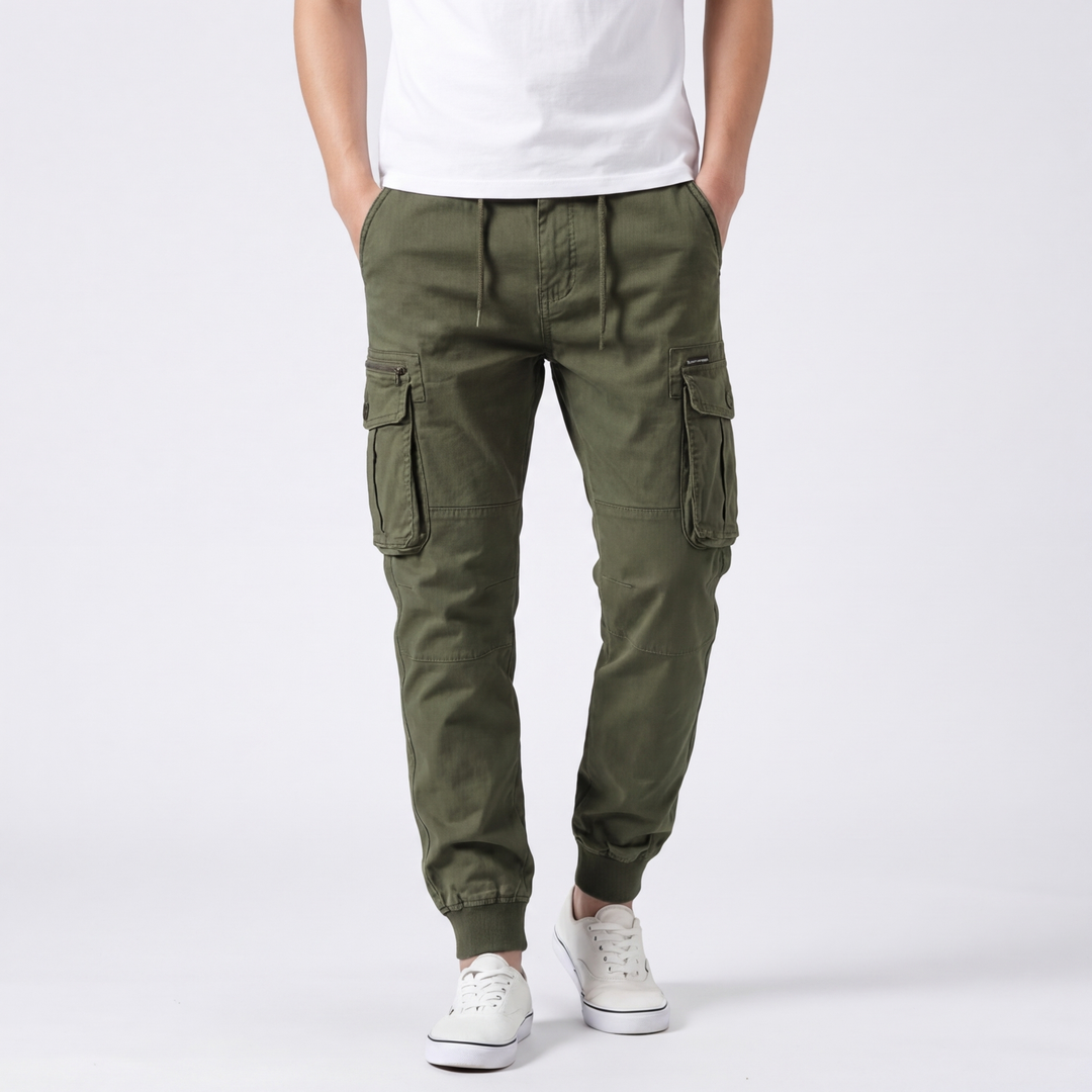 Sanne | Men's Breathable Multi-Pocket Cargo Joggers