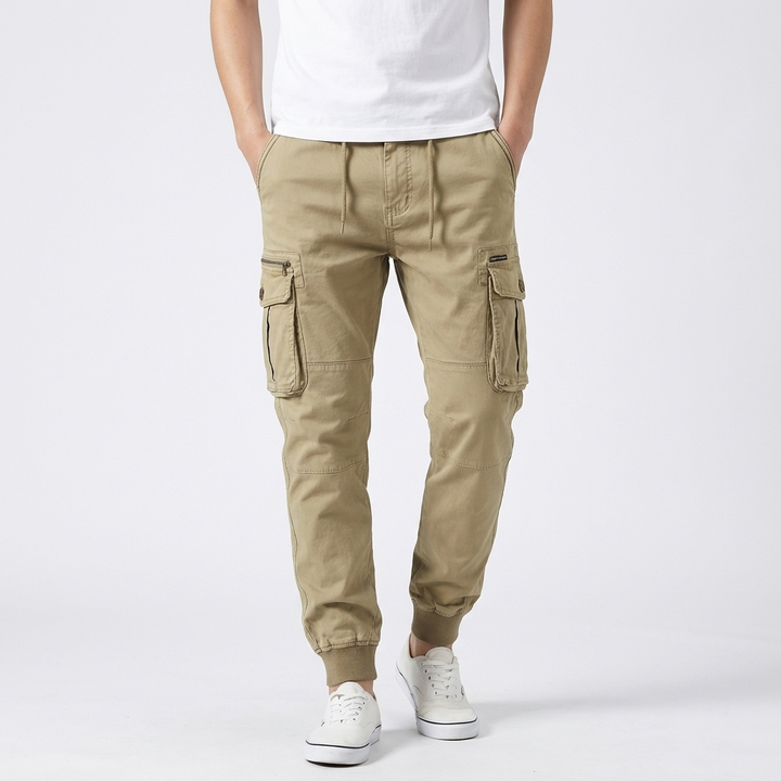 Sanne | Men's Breathable Multi-Pocket Cargo Joggers