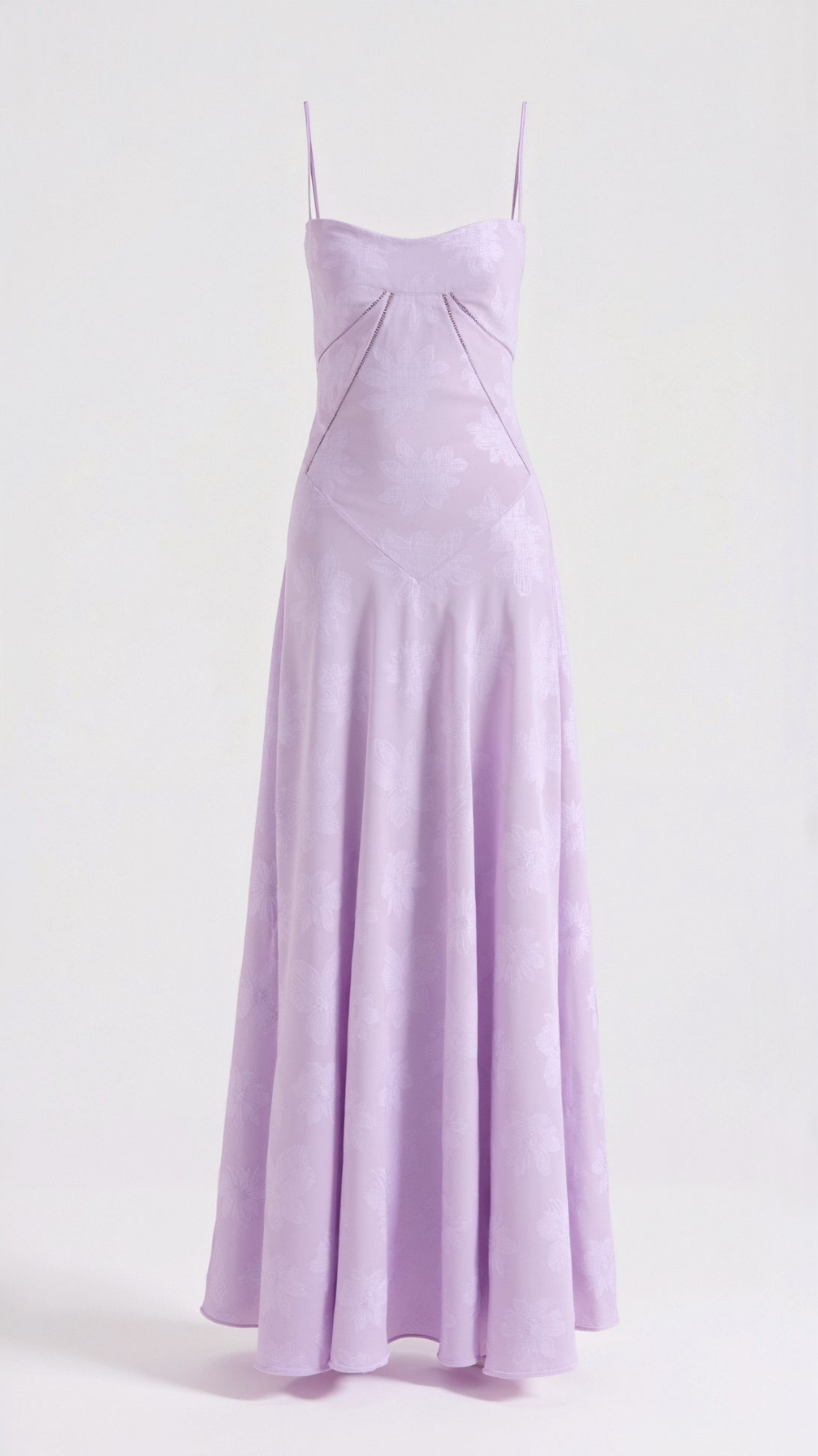 Seraphine | Women's Chiffon Jacquard Corset Maxi Wedding Guest Dress