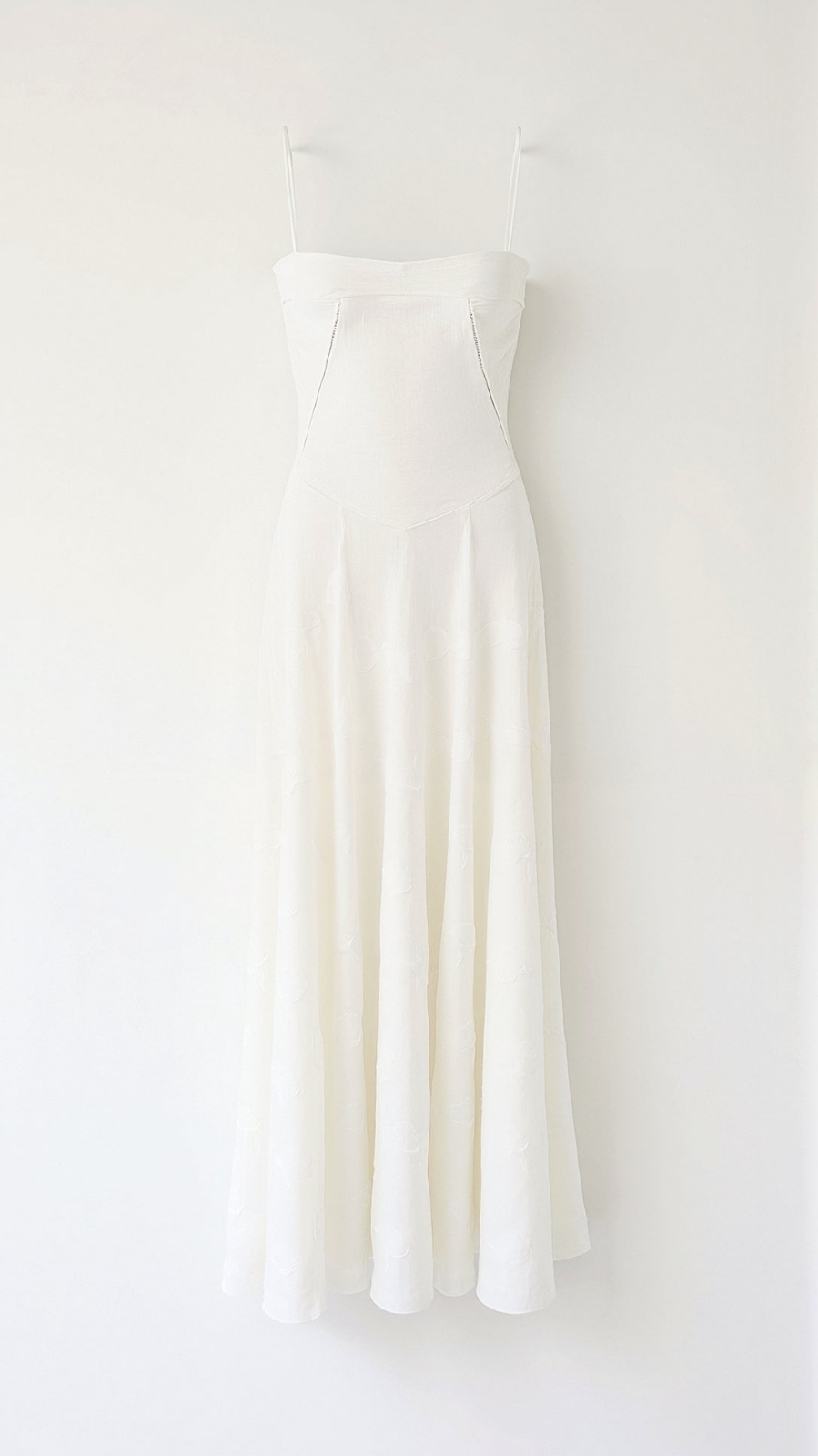 Seraphine | Women's Chiffon Jacquard Corset Maxi Wedding Guest Dress